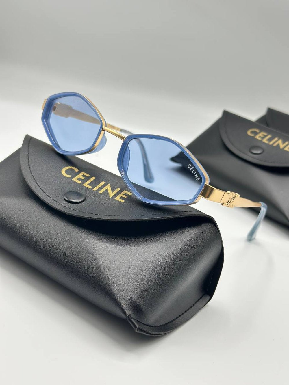 Celine Mavi-Gold Kadın Güneş Gözlüğü G3166-VLL