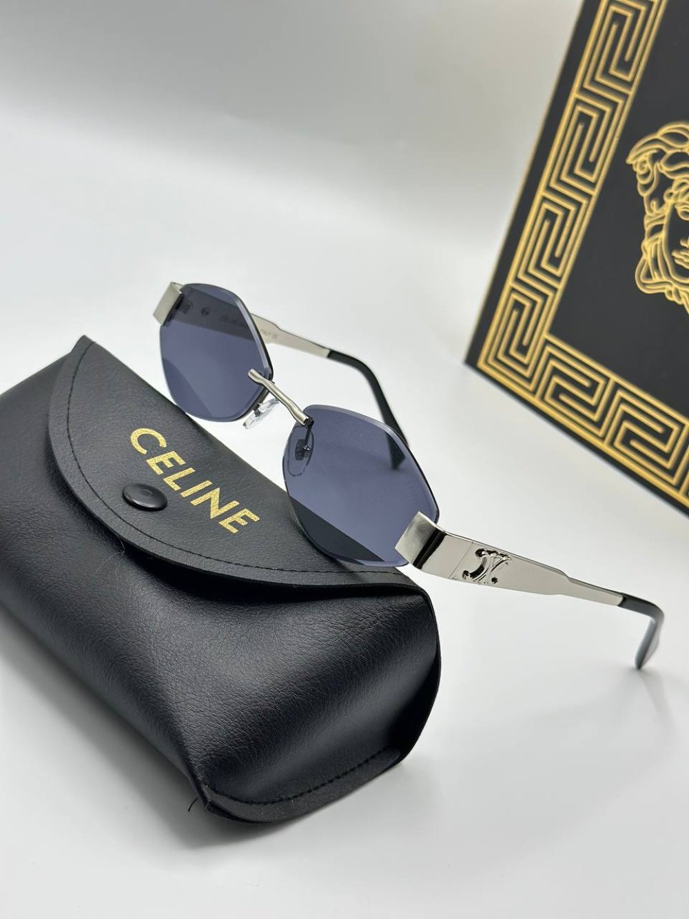 Celine Yeni Sezon Gümüş Kadın Güneş Gözlüğü G1769-VLL