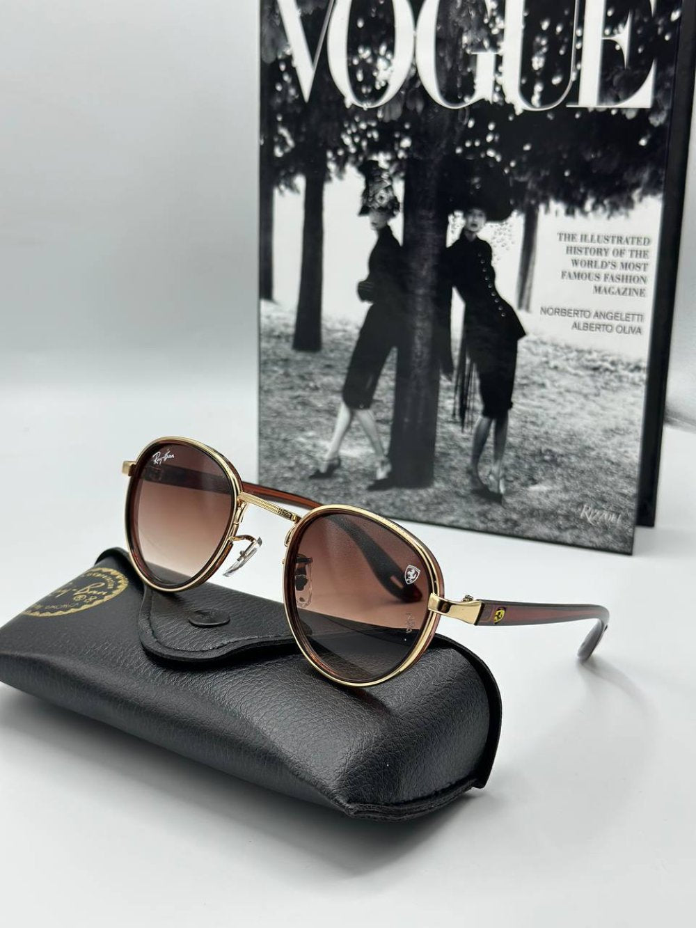Rayban Round Kahverengi Unisex Güneş Gözlüğü G1882-VLL