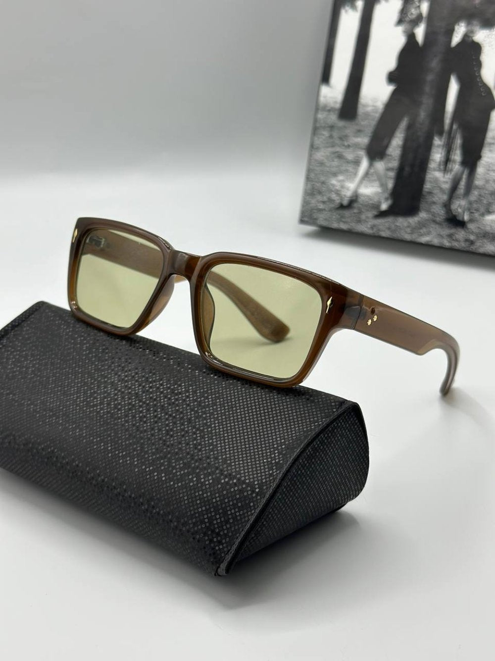 UV-400 Kahverengi İthal Unisex Güneş Gözlüğü G2082